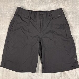 REI Women's Sz 8 Black Athletic Stretch Shorts Hiking Camping Outdoor Wilderness